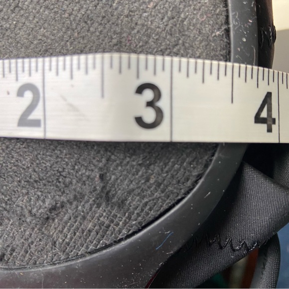 East Fifth easy wear black fabric and patent leather sandals SZ 8 - Picture 8 of 10